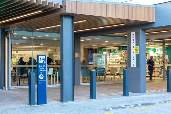 Front entrance