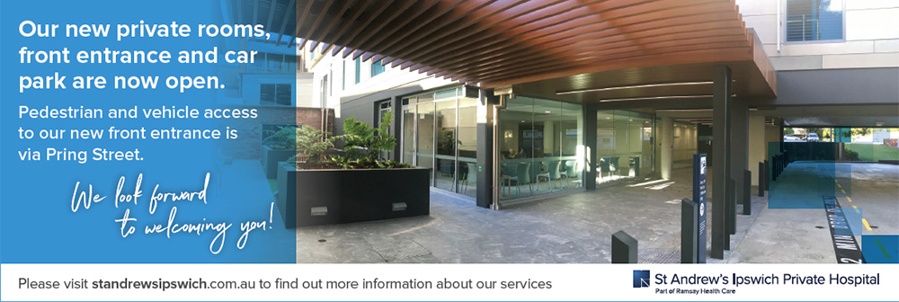 Welcoming the opening of our new front entrance, car park and new private rooms